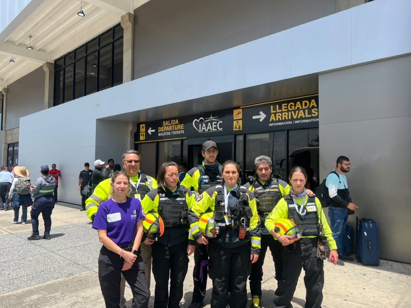 Equipo de rescate movilizado